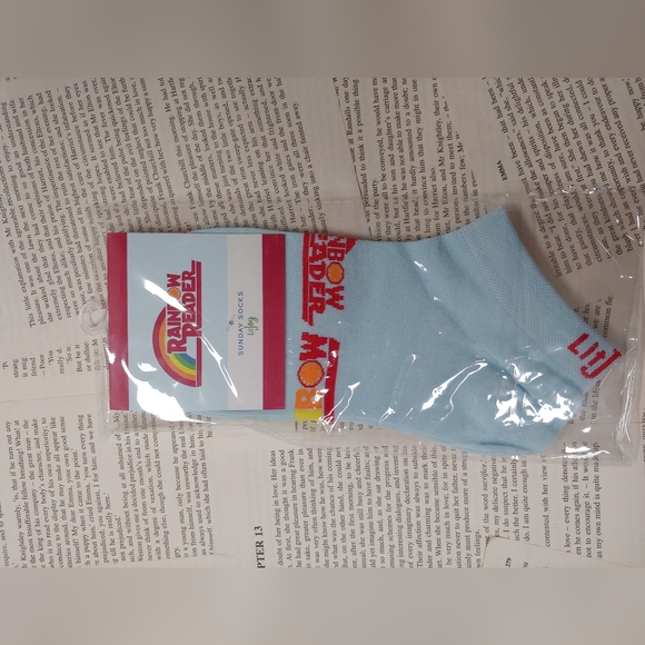*3 for $15* Litjoy Rainbow Reader Socks - Picture 2 of 2